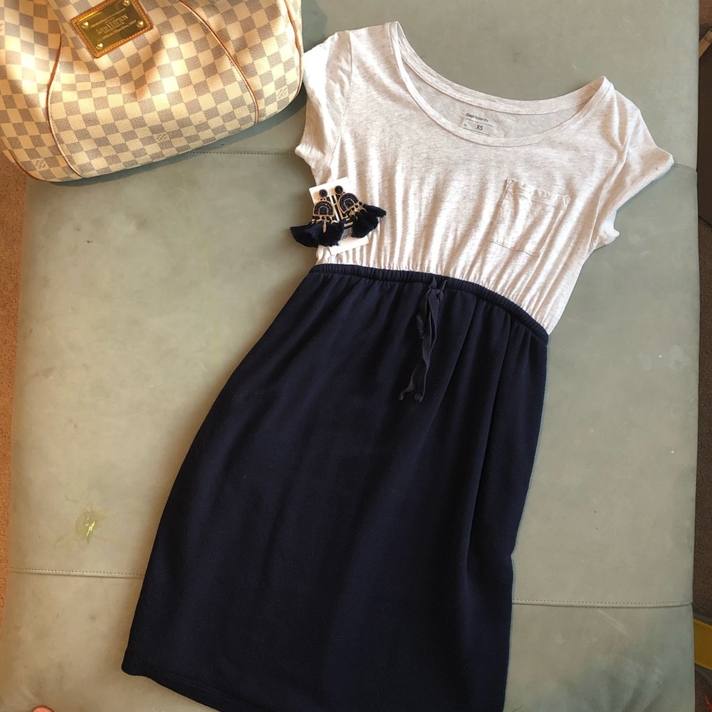 Gap maternity mixed media dress XS